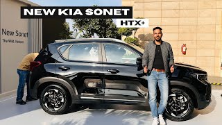 2024 Kia Sonet HTX Detailed Walkaround  Car Quest [upl. by Inimak]