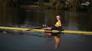 One of the best rowing technique for analysis video by Kimberley Brennan Rowing Australia [upl. by Notseh]