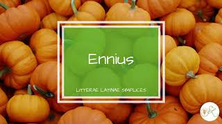 Quintus Ennius  Latin language podcast  Litterae Latinae Simplices 6 [upl. by Spalla]