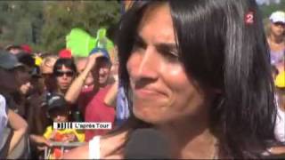 Gabriela Sabatini Tour de France  24072009mp4 [upl. by Farmelo]