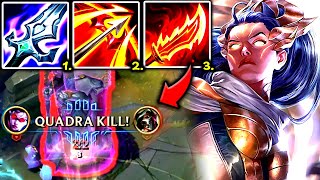 VAYNE TOP IS A HIGHELO BEAST amp SHE IS TOO STRONG QUADRA KILL  S14 Vayne TOP Gameplay Guide [upl. by Anahsal]