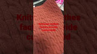 Knitwear clothes factory provide customized MOQ50pcs sweater manufacturers clothing [upl. by Arlin]