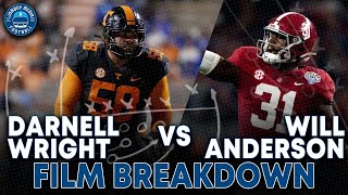 Darnell Wright v Will Anderson Jr Film Breakdown [upl. by Stearns]