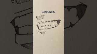 Regular teeth and Anime teeth  Jmarron [upl. by Hehre371]