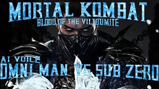 AI Voice Battle OmniMan vs SubZero – ColdBlooded Betrayal  Mortal Kombat 1 [upl. by Mars]