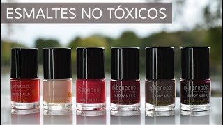 Esmaltes de uñas no tóxicos  Cosmética natural [upl. by Nodarb]