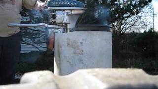 1946 Evinrude Zephyr 54 hp 4 cylinder [upl. by Hallie661]