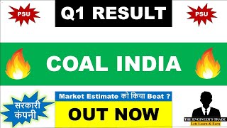 Coal India Q1 Results 2025  Coal India Results Today  coal India share latest news  coal India [upl. by Hobart823]