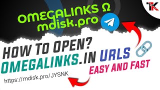 How To Open Omegalinks Url  How To Open mdiskpro link ko open kaise kare 2023  Url Shortner [upl. by Wehttam104]