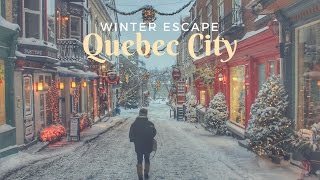 Winter Escape Christmas in Quebec City [upl. by Liagabba]