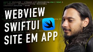 WEBVIEW SwiftUI Como Transformar SITE em App iOS  O Jeito Mais Rápido  XCODE [upl. by Eizzil580]