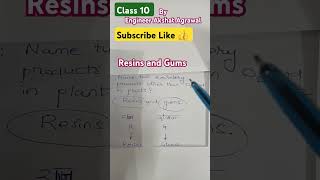 Class 10 science name to excretion products in plants [upl. by Tam]