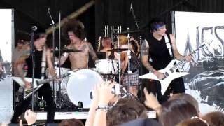 Alesana  Apology Live  Warped Tour 2010  Tinley Park Illinois Chicago Illinois [upl. by Semajwerdna]