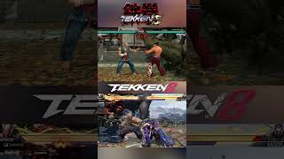 Heihachi Twin Piston Combo Back Then vs Now shorts fightinggames tekken [upl. by Sukramal]