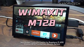 Best Budget 7 inch IPS Display for Raspberry Pi 5432  Wimaxit M728 Touchscreen Monitor Review [upl. by Juliann]