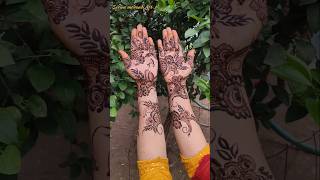 Arabic mehendi design अरेबिक मेंहदी डिज़ाइन l special festival mehndi l Bridal henna shorts video [upl. by Blanding]