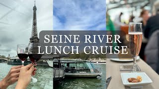 Bateaux Parisiens Paris Seine River Cruise Lunch Privilege Service [upl. by Adora]