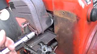 How To Remove Replace Exhaust Muffler on Toro Snowblower Tecumseh Engine [upl. by Mossberg549]