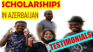 Azerbaijan Government Scholarship Testimonials [upl. by Hassadah]