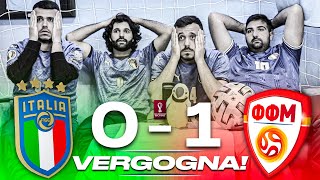 VERGOGNOSO 🇮🇹 ITALIA 01 MACEDONIA 🇲🇰  LIVE REACTION ITALIANI HD [upl. by Elexa840]