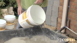 Rendering Brick Walls with Rockcotes Home Improvement Range [upl. by Schriever]