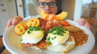 How to make EGGS BENEDICT  Recipe  MUKBANG [upl. by Gherardi]