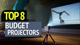 TOP 8 Best Budget Projectors [upl. by Aramoj786]