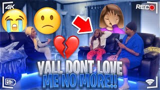 TELLING BINKS amp TERON THEY DONT LOVE ME NO MORE PRANK HILARIOUS [upl. by Kotto324]