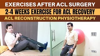 Knee Strengthening Exercises Following ACL Reconstruction Surgery  Phase 3 [upl. by Nnaitak]