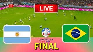 BRAZIL vs ARGENTINA  Final Copa America 2024  Full Match All Goals  Live Football Match [upl. by Rosemary821]