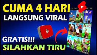 4 HARI LANGSUNG VIRAL  GRATIS  PAKAI STRATEGI INI Biar Konten Short Meledak [upl. by Hake]