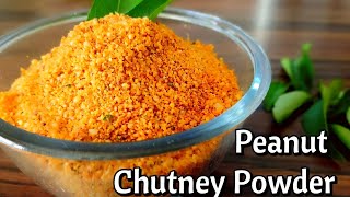 Peanut Chutney Powder I Shenga Chutney Pudi Recipe  Groundnut Chutney powder  peanutchutney [upl. by Keung631]