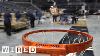 Barclays Center Part 3 The Conversion Crew That Transforms the Venue for EventsThe WindowWIRED [upl. by Carmelo]