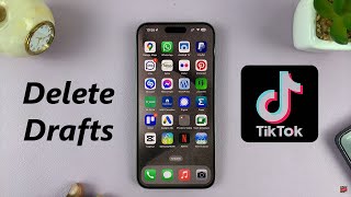 How To Delete Drafts On TikTok [upl. by Vig]