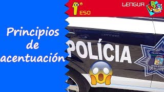 Principios de acentuación 1º ESO Lengua [upl. by Leihcar361]