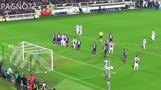 Fiorentina Vs JUVENTUS Goal Bernardeschi 01 [upl. by Anihsak171]