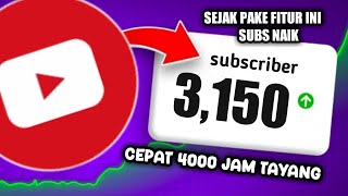 Cara Menambah Viewers dan Subscriber YouTube Gratis  cepat 4000 jam Tayang [upl. by Lissa]