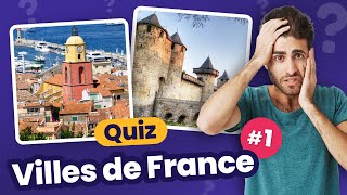 QUIZ  Devinez les Villes de France en Photos 1  Géographie Française [upl. by Thynne]