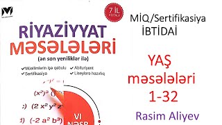 YAŞ məsələləri 132 MHM kitabı  MİQSertifikasiya İBTİDAİ  Rasim Aliyev [upl. by Serena]