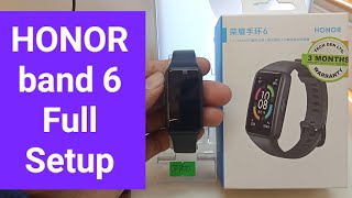 HONOR band 6  How To Connect HONOR band 6 Smartwatch  Full Setup with Android Phone Tech Den [upl. by Ataliah]