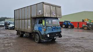 1978 Bedford TK 330 4x2 Livestock Rigid Entered into Auction [upl. by Reiko]