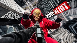 Parkour MONEY HEIST Season 4 ESCAPE from POLICE chase quotGOLD RUSHquot  FULL STORY ACTION POV [upl. by Rotce]