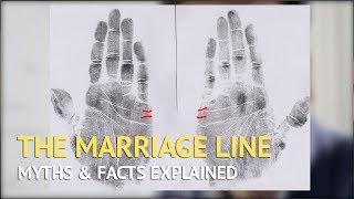 ♡ Marriage Line  Myths and Facts  Palmistry ✋ [upl. by Nnarefinnej]