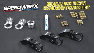 Speedwerx Hypershift Clutch Kit  SkiDoo 850 Turbo [upl. by Lewiss]