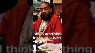 Nipsey Hussle Touches on the importance of being sober to handle your business 🌹 Nipseyhussle fact [upl. by Neeham]