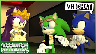 Scourge Sonic and Queen Mom Aleena go to Chuck E Cheese VR CHAT [upl. by Stila911]