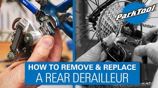 How to Remove and Replace a Rear Derailleur [upl. by Maddox]