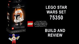 Lego Star Wars Set 75350 Clone Commander Cody Helmet build and review [upl. by Kreitman]