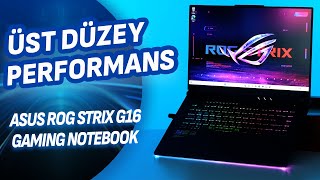 BU LAPTOP HER OYUNU AÇIYOR Asus Rog Strix G16 İnceleme [upl. by Crellen]