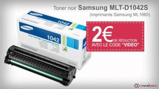 Samsung MLTD1042S pour imprimante ML1660 [upl. by Akcired]